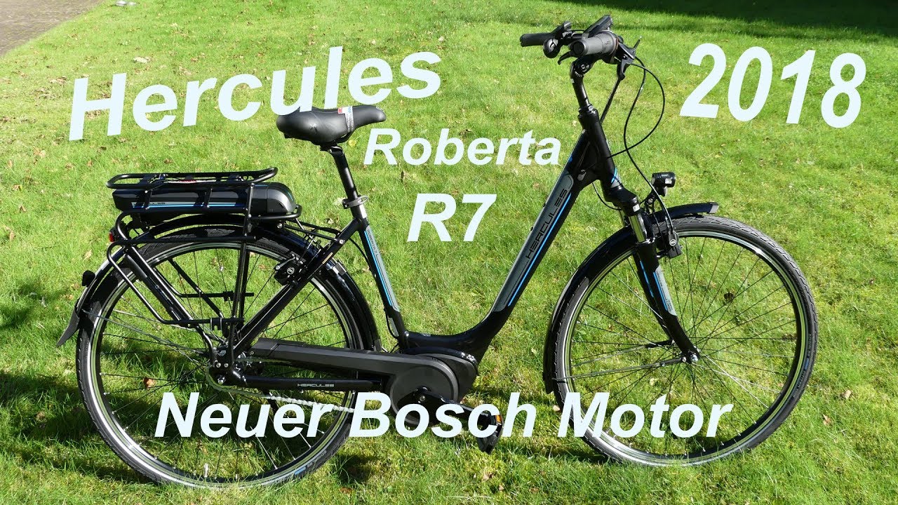 Hercules E-Bike Roberta R7, Modell 2018 mit neuem Bosch Motor