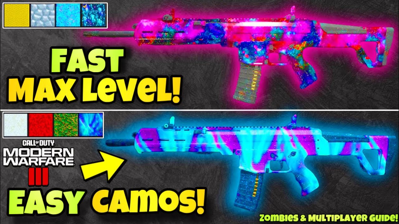 FASTEST Weapon XP Method In MW3! MAX CAMOS (MW3 Zombies & Multiplayer)