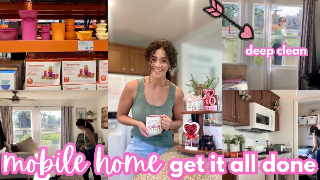 Mobile Home Get It All Done | Deep Cleaning + Costco + House Reset