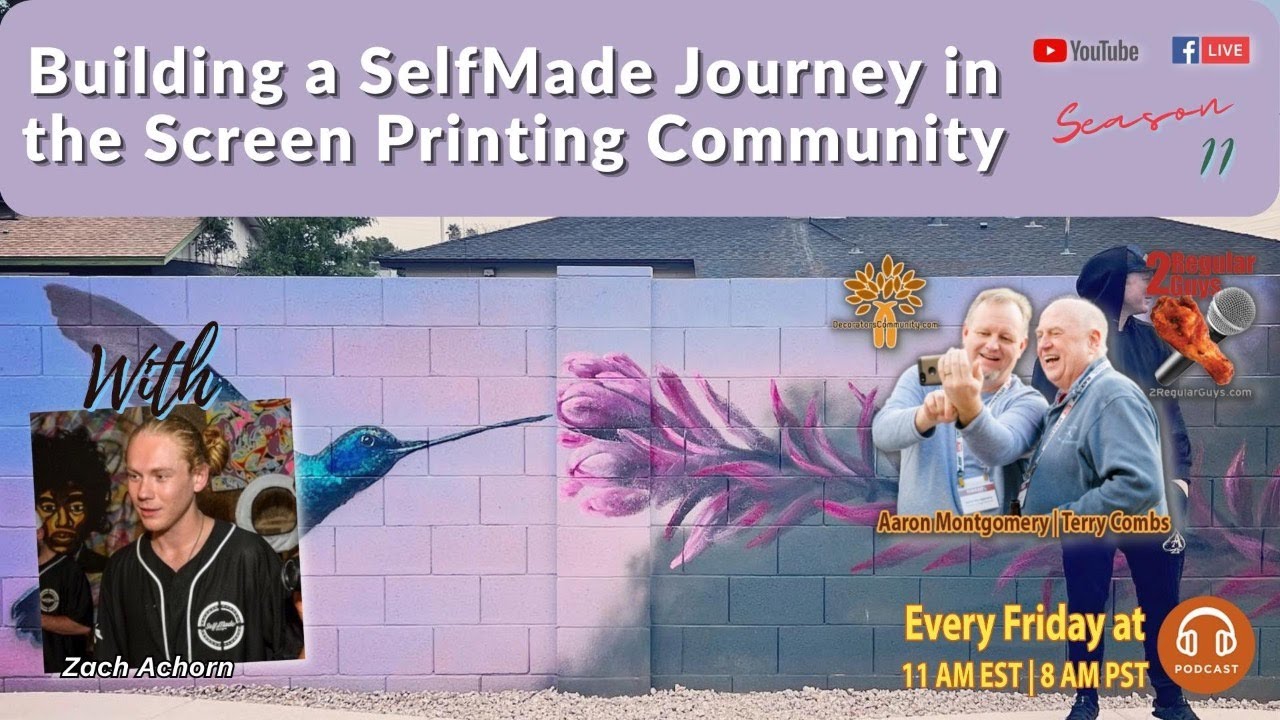 Building a SelfMade Journey in the Screen Printing Community: A Conversation with Zach Achorn