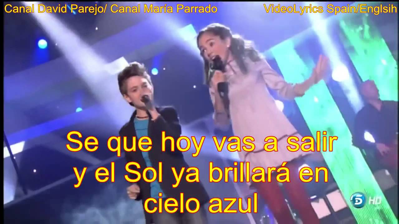 David Parejo & María Parrado-La Belleza-Lyrics
