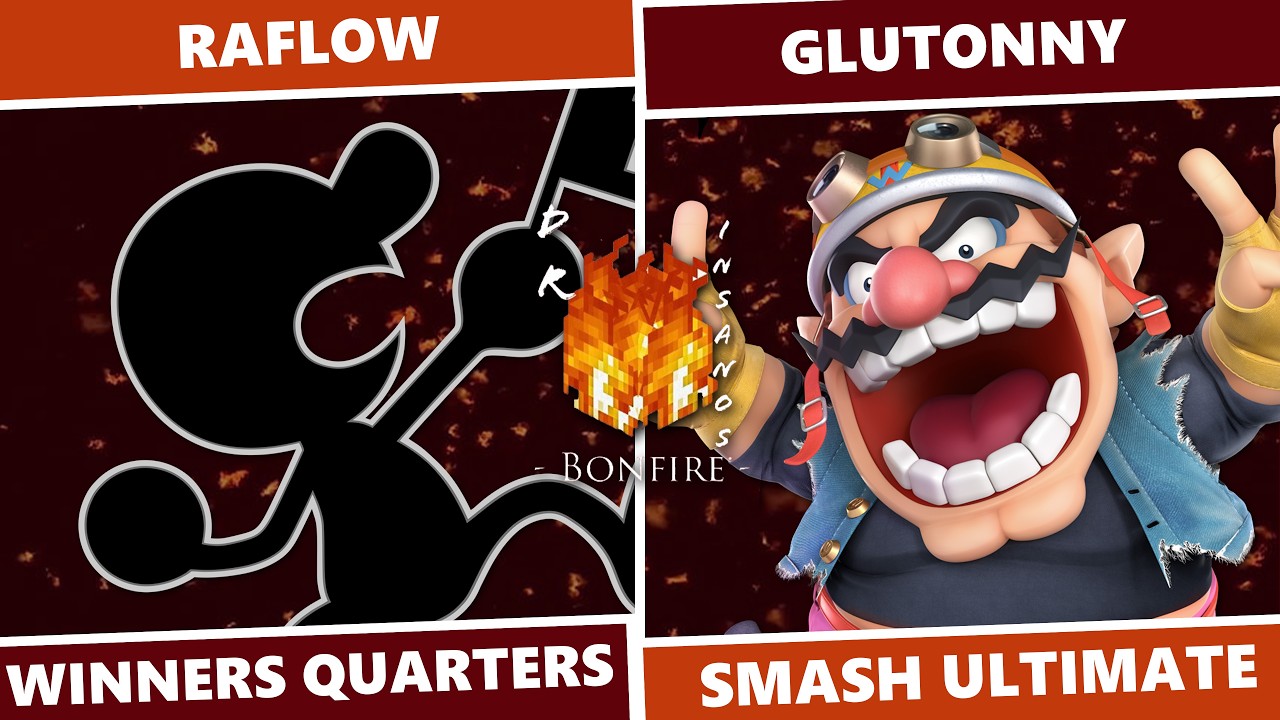 Dr. Insano's Bonfire 3: Winners Quarters - Raflow (Mr. Game & Watch) Vs. Glutonny (Wario) SSBU