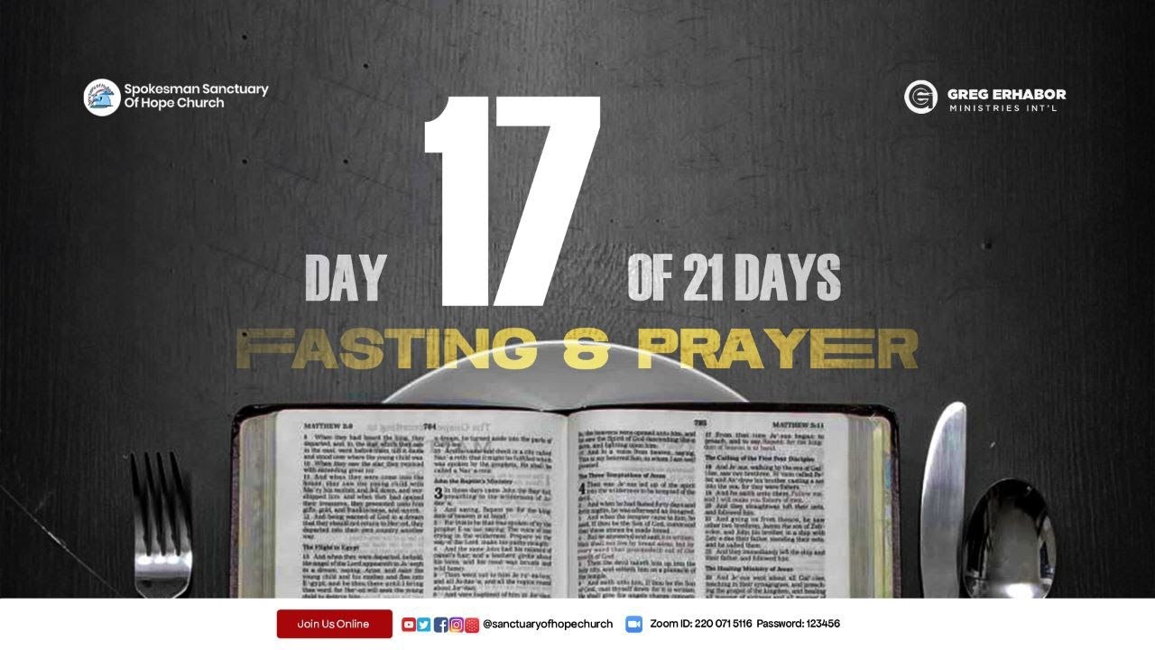 DAY 17 || FASTING AND PRAYER || SSOH || 22-01-2026