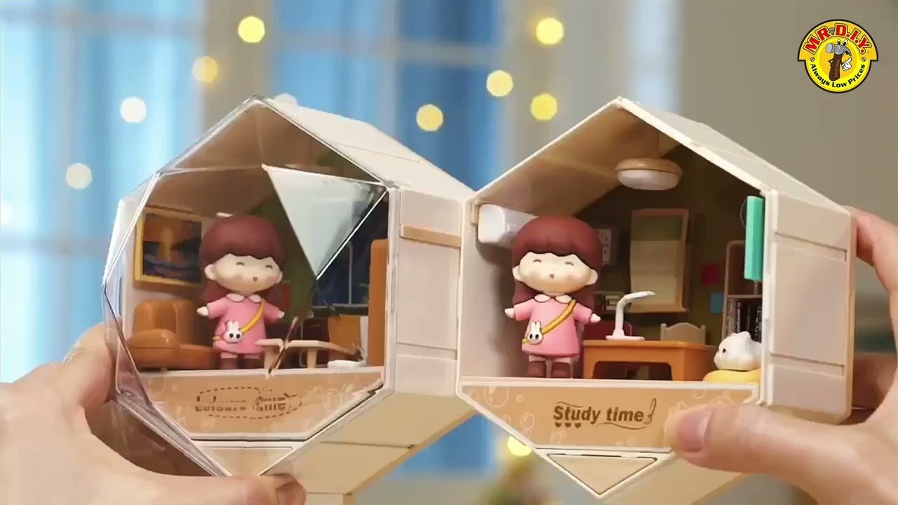 MR.DIY Hexagon Miniature House Set