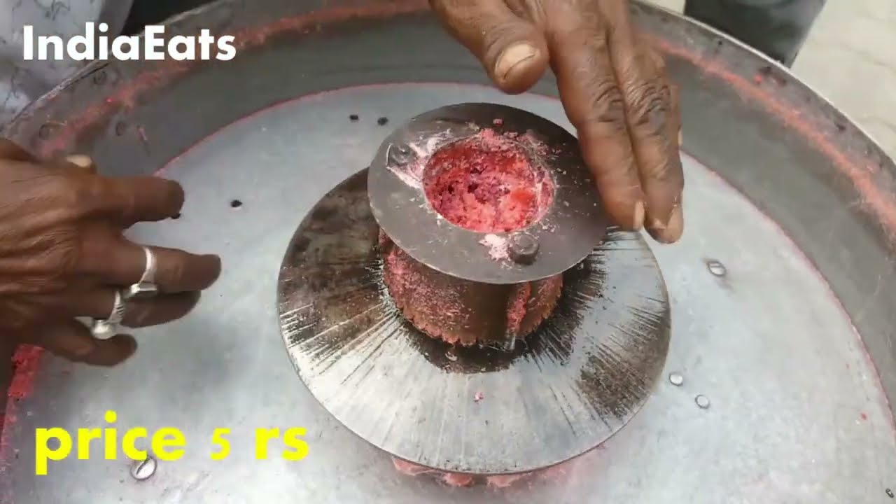 Candy floss seller in the street