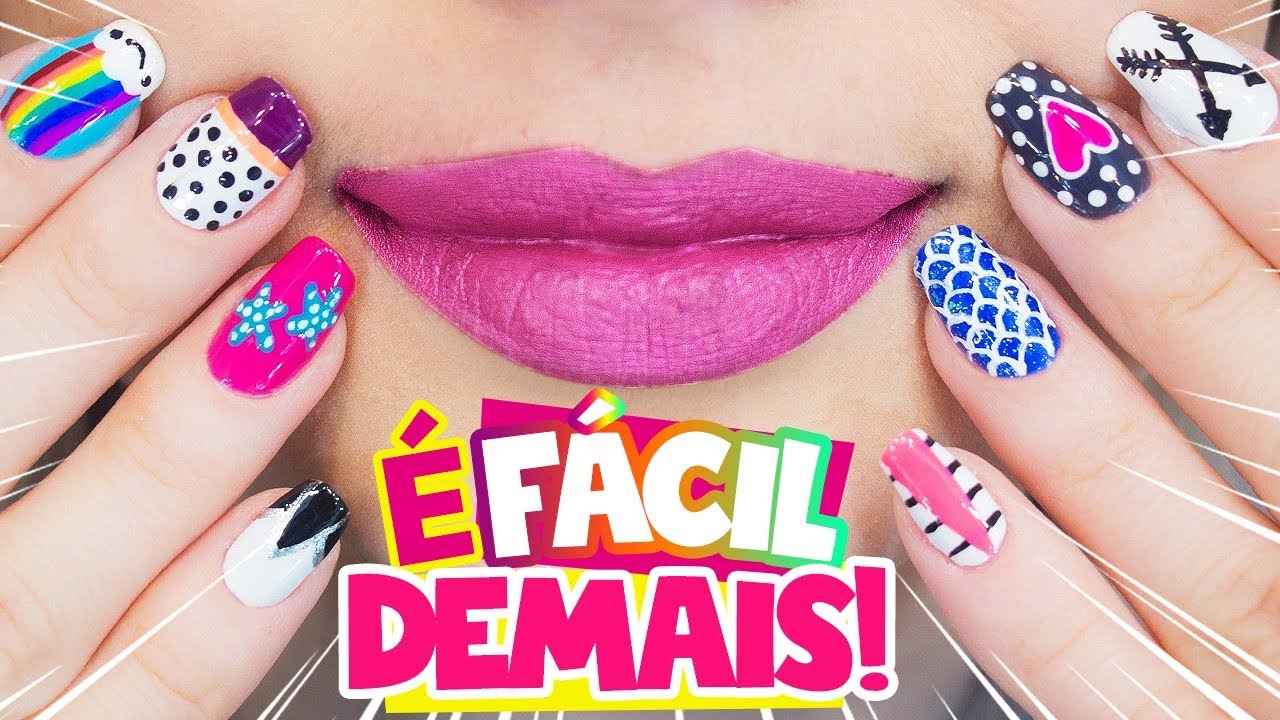 10 UNHAS DECORADAS FÁCEIS PARA INICIANTES #5