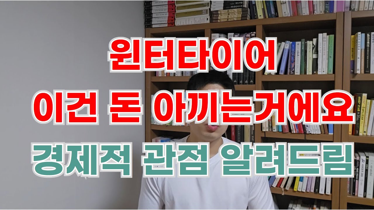 윈터 타이어가 경제적으로 이득인 이유. 윈터 좋은건 알지만 이 관점은 좀 다를 수도.