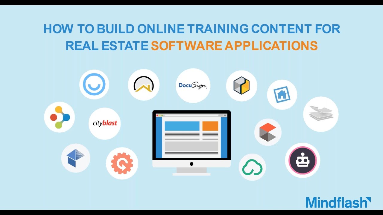 How to Build Online Training Content for Real Estate Software Applications