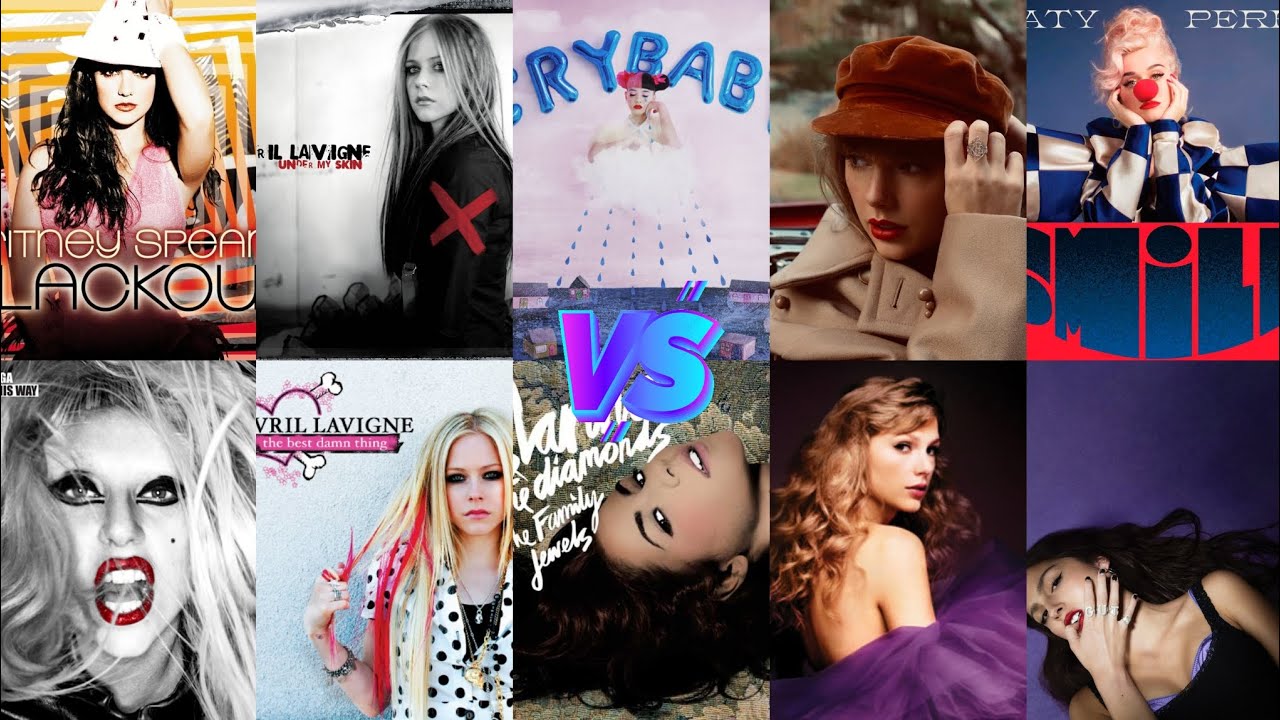Blackout vs BTW vs UMS vs TBDT vs Cry Baby vs The Family Jewels vs Red vs Speak Now vs Smile vs Guts