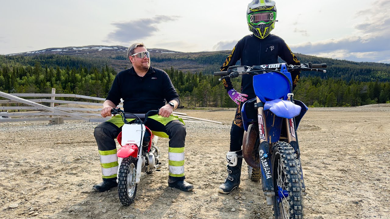 Motocrosskjøring med NMK Gaula Motorsport
