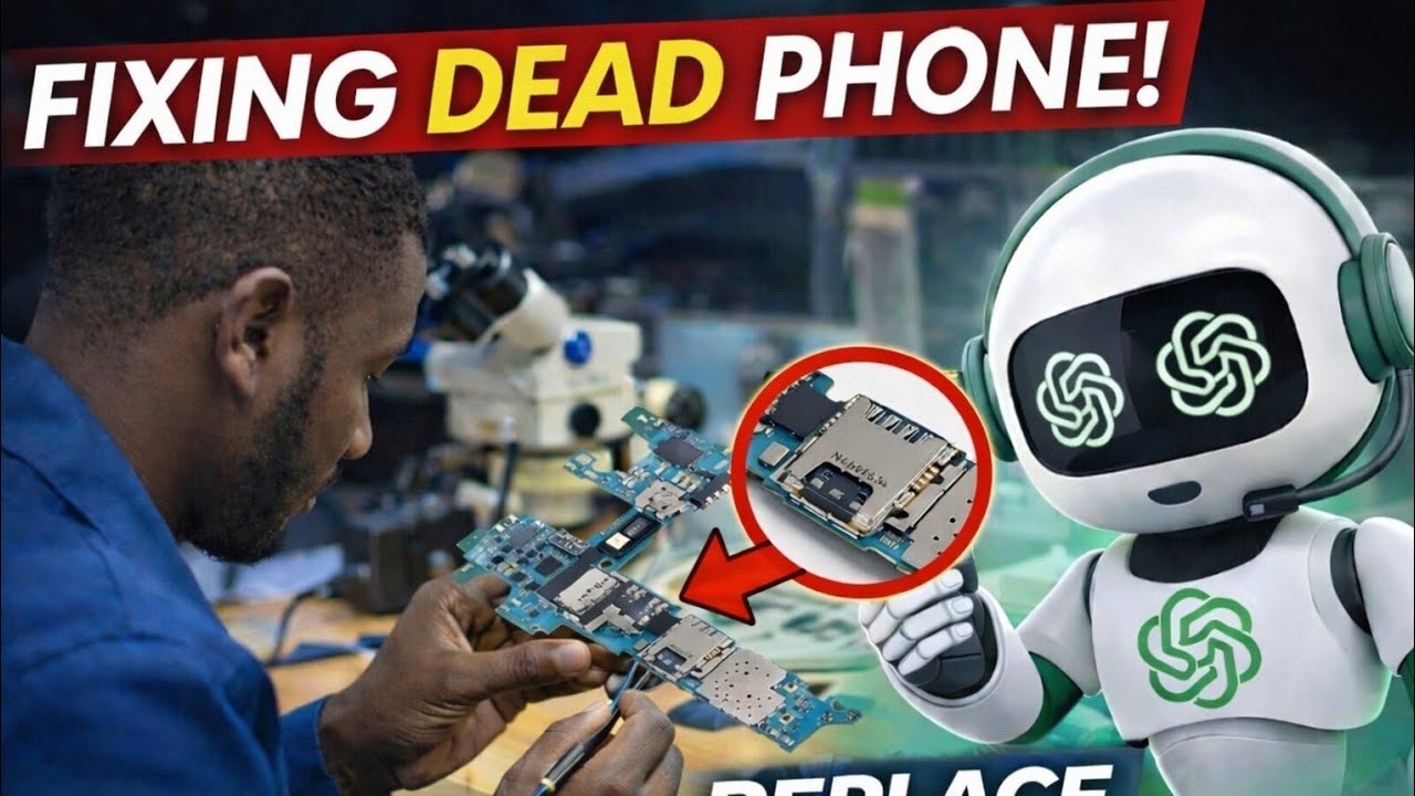 I Used ChatGPT to Fix a Dead Phone (IC Level Repair)