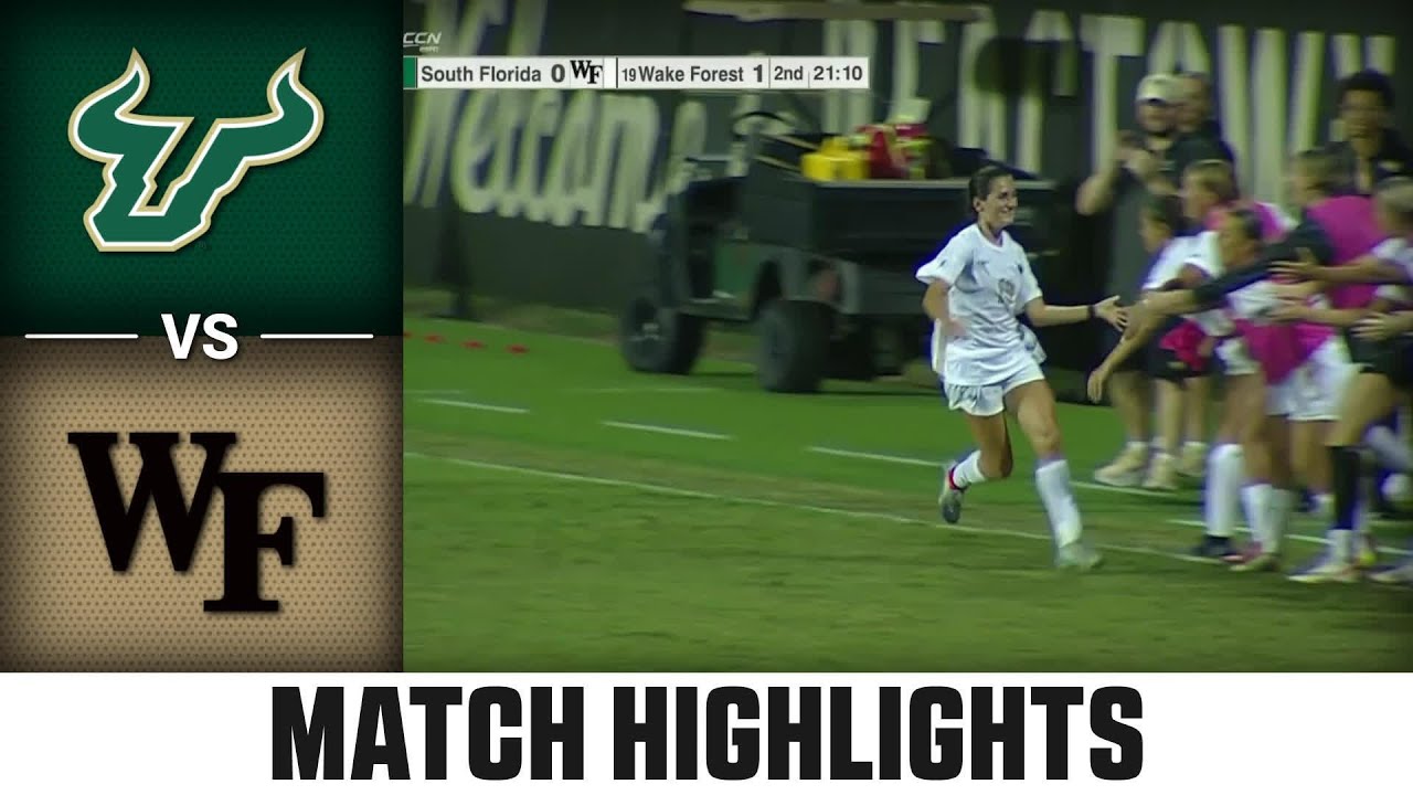 South Fla. vs. Wake Forest Match Highlights | 2025 ACC Women's Soccer