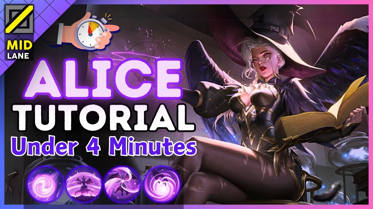 Учебник Alice Mid Lane менее чем за 4 минуты || (MLBB S34) 2024