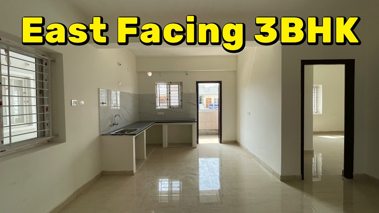 📞7569607552 - East Facing Brand New 3BHK Flats for sale in Mallampet Hyderabad
