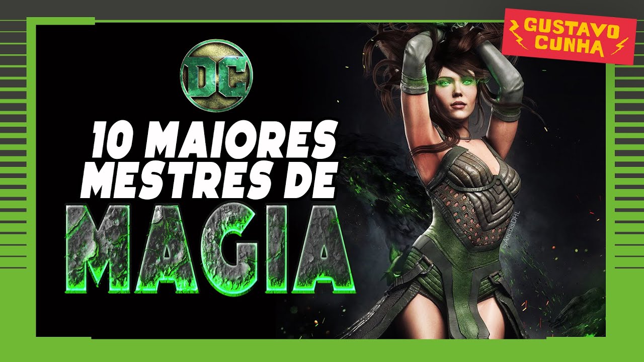10 MAIORES MESTRES de MAGIA da DC