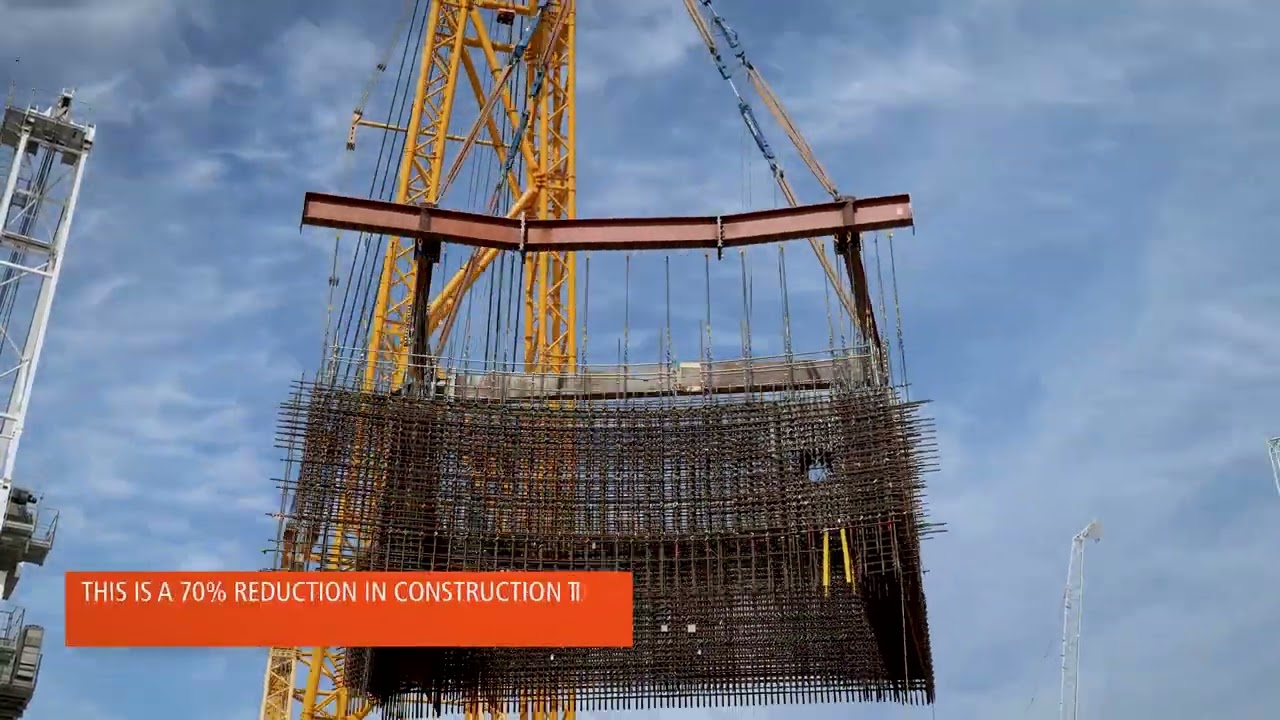 West Staircase 'Megalift' at Hinkley Point C