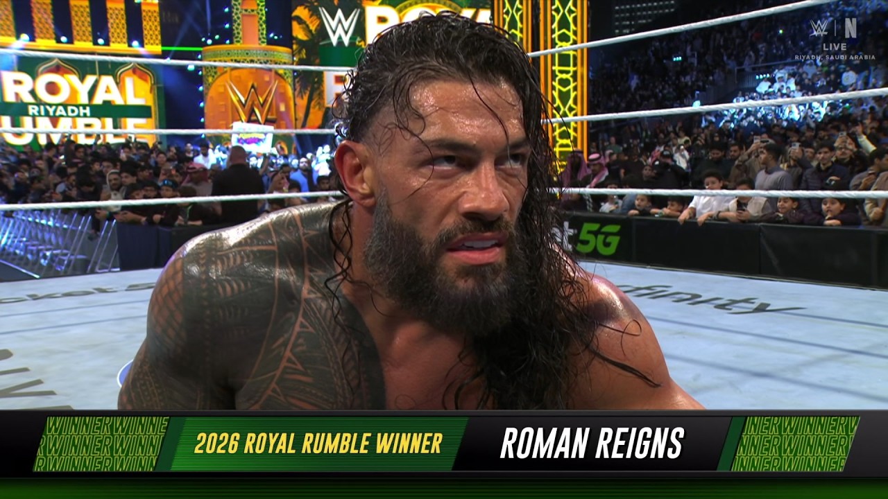Tribal Chief is Back! Roman Reigns Win Rumble - WWE Royal Rumble 2026