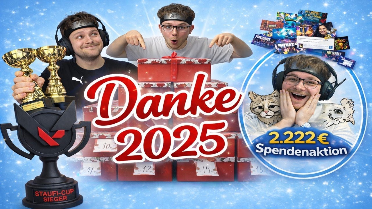 DANKE für das JAHR 2025!🔥💯 DANKE für 1K Follower🎉🔥 | stevist229