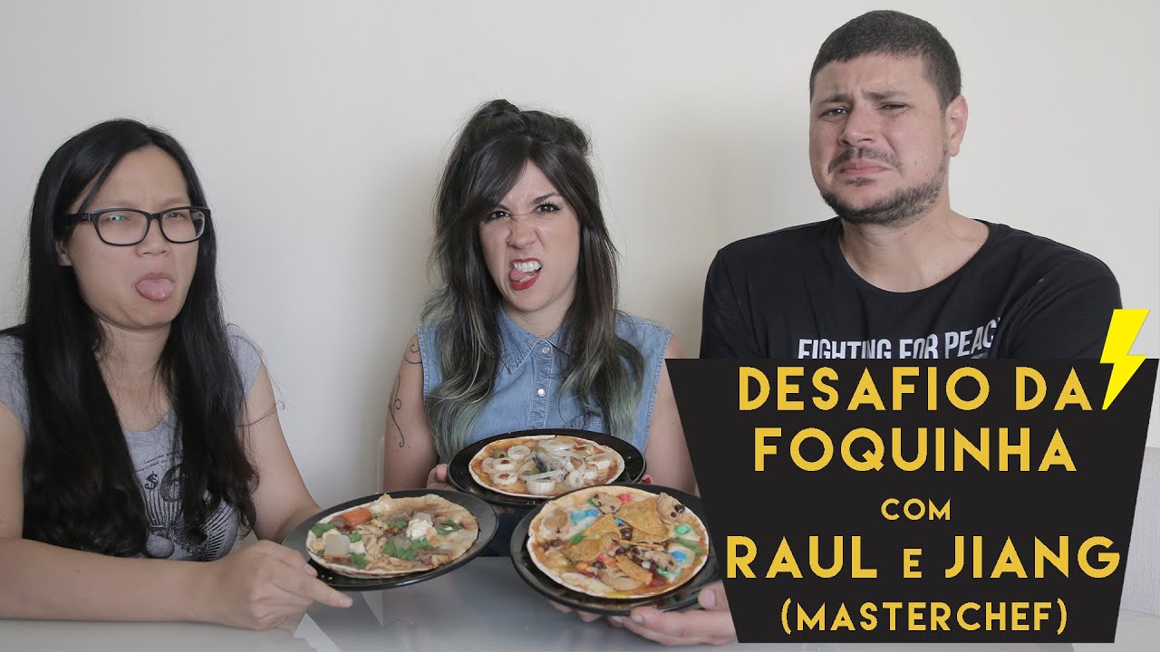 PIZZA SURPRESA ft. JIANG E RAUL (MasterChef Brasil) | Desafio da Foquinha