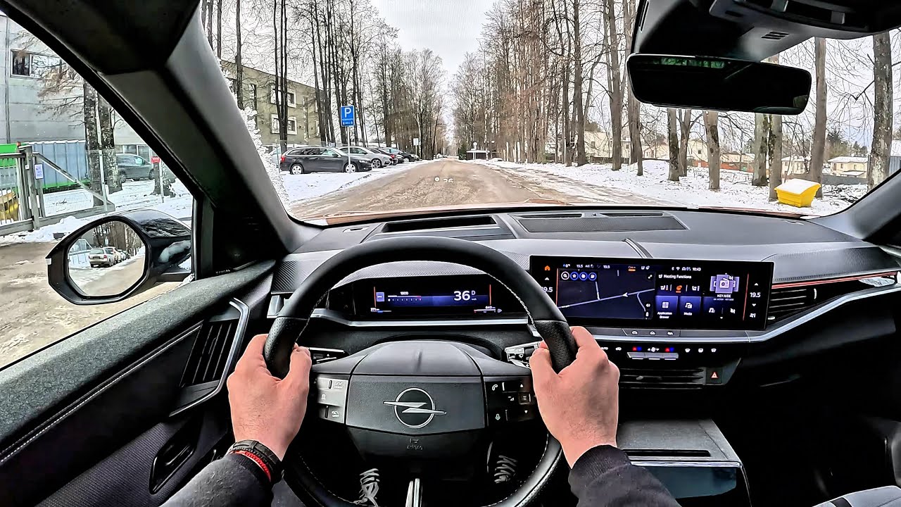 2025 Opel Grandland GS Hybrid 136 e-DCS6 | 4K HDR quality POV Test Drive | Consumption