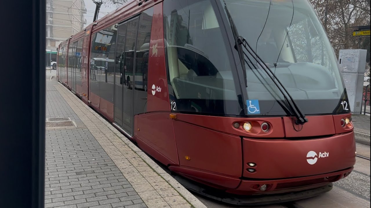 Venezia Mestre Italy | Tram Ride | Mestre to Marghera 