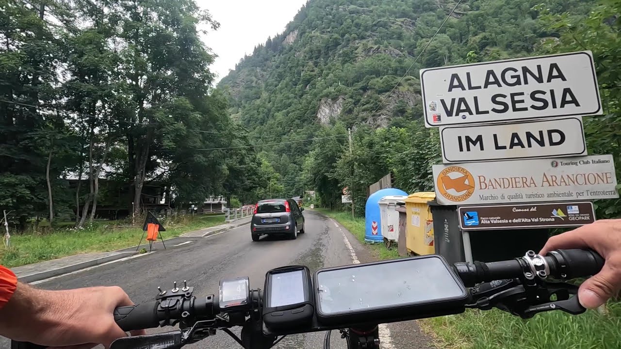 Pista ciclabile Balmuccia-Alagna, rientro su asfalto - 1/08/2024