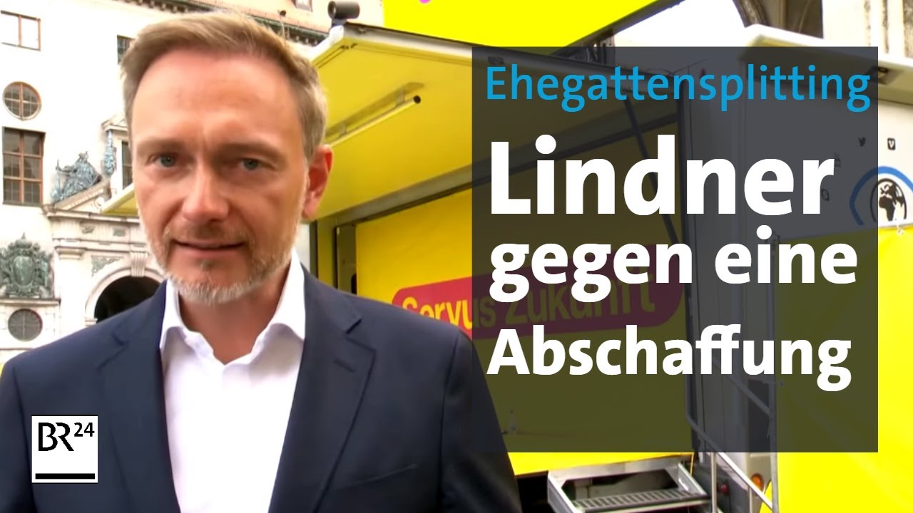 Ehegattensplitting: Lindner gegen eine Abschaffung | BR24