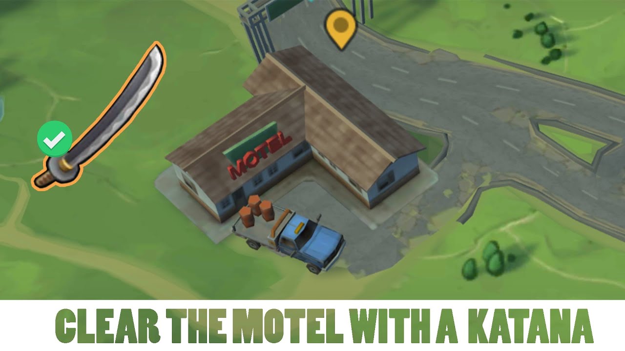 CLEAR THE MOTEL WITH A KATANA: Last Day On Earth Survival | LDOE★Tips
