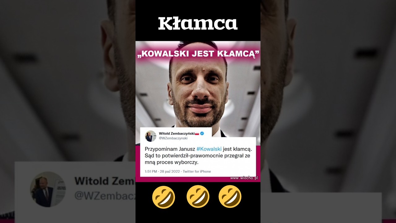 KŁAMCA 🤣🤣🤣🤣#kowalski #shorts #polityka #polska #memes #śmieszne
