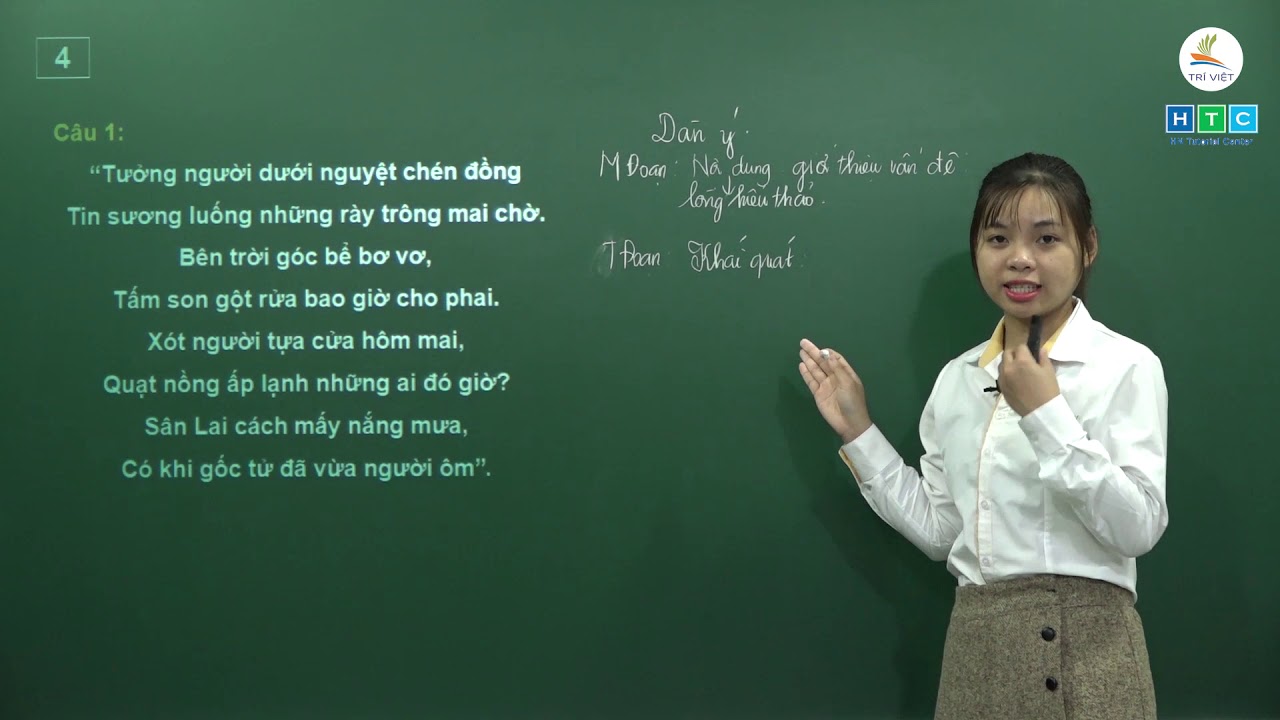 ÔN TẬP VÀ CHỮA ĐỀ KIỂM TRA MÔN NGỮ VĂN 9 GIỮA HỌC KÌ I