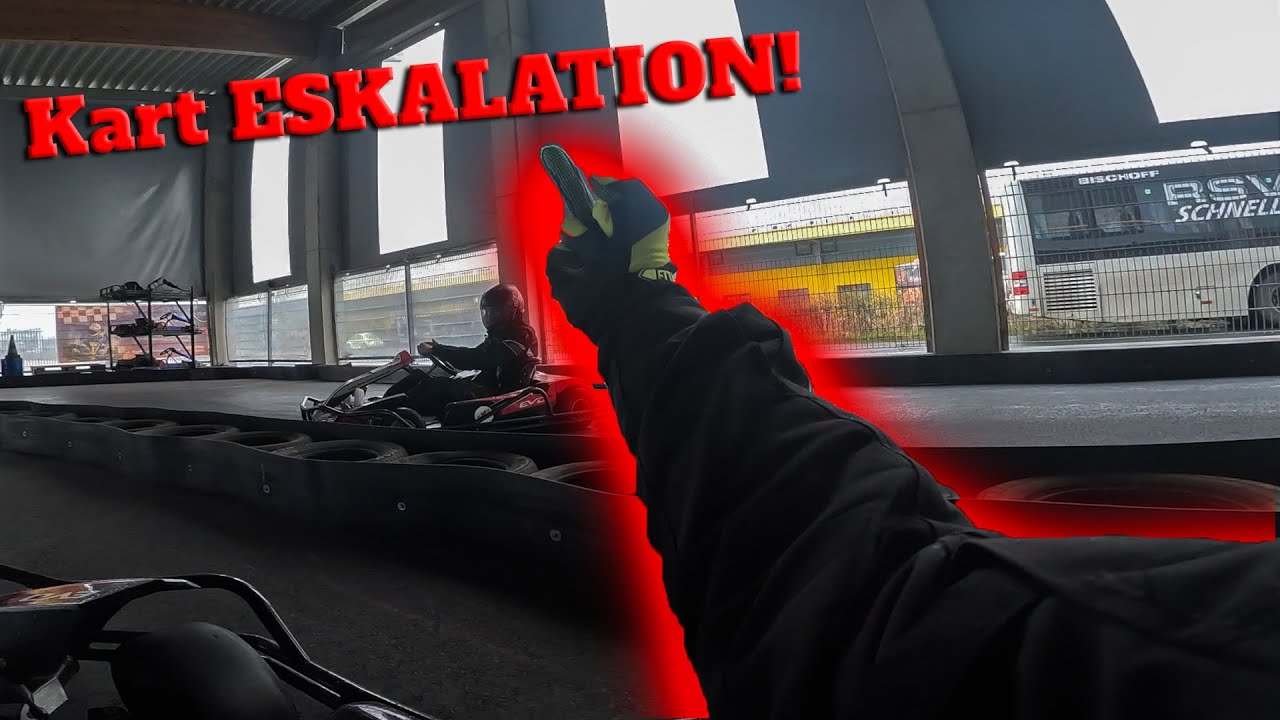 GoKart fahren ESKALIERT komplett! KMS Kartcenter Asbach | @LuisBrygala
