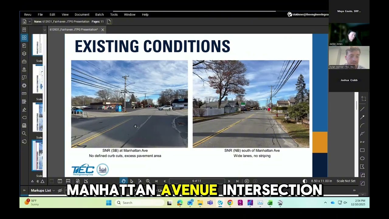 JTPG Corridor Improvements on Sconticut Neck Rd  TIP Fairhaven: 613931 - 12/25