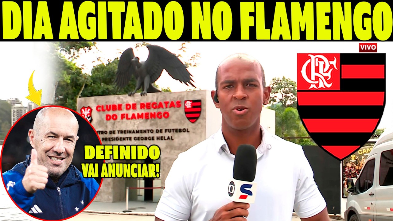 🚨🔥SAIU AGORAA! 😳DIA MOVIMENTADO NO FLAMENGO! VAI ANUNCIAR LEONARDO JARDIM! ÚLTIMAS NOTICIAS DO FLAME