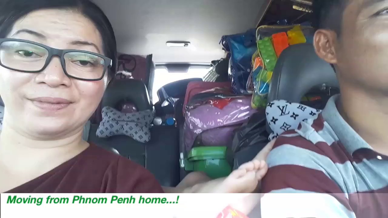 Moving out of Phnom Penh; Driving in Cambodia - Travel Video 15 June 2017