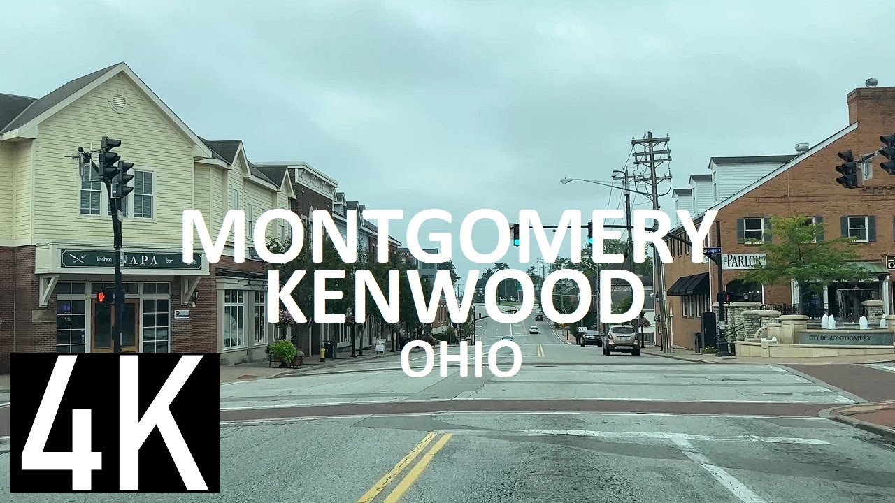 Montgomery & Kenwood, Ohio 4K Street Tour - Driving Down Montgomery Rd.