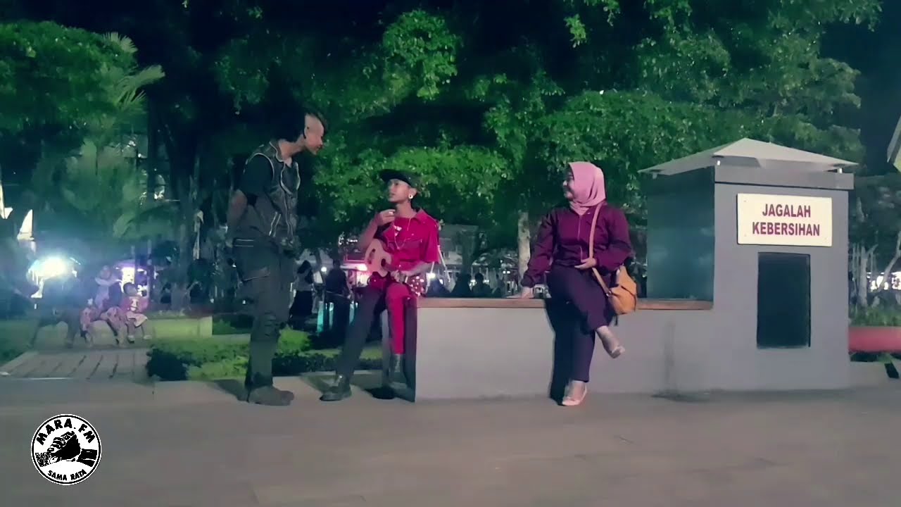 Awalnya cewe itu tutup telinga dan akhirnya JOGET juga | KAGET DENGER SUARA ARUL YANG ASLINYA