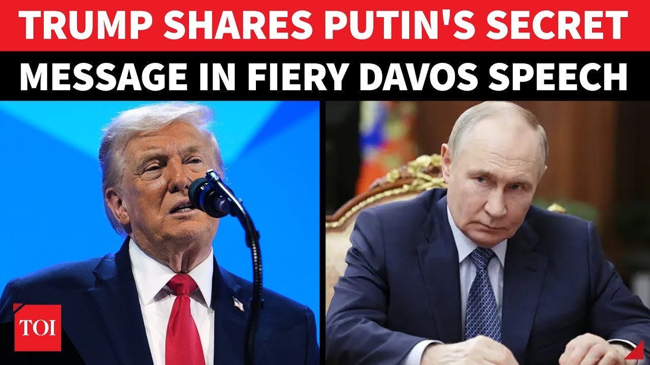 Trump Leaks Putin's SECRET MESSAGE In Greenland Speech; 'I Told Him To Focus...' | WATCH