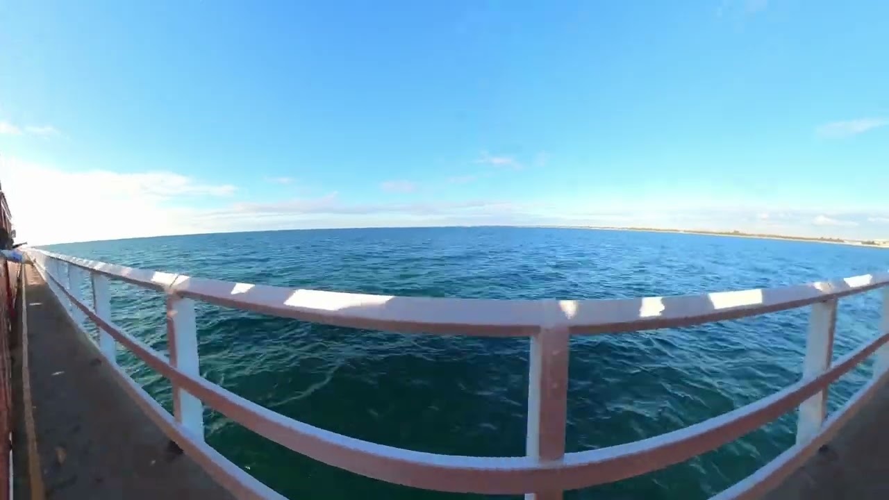 Timelapse of Busselton Jetty train ride