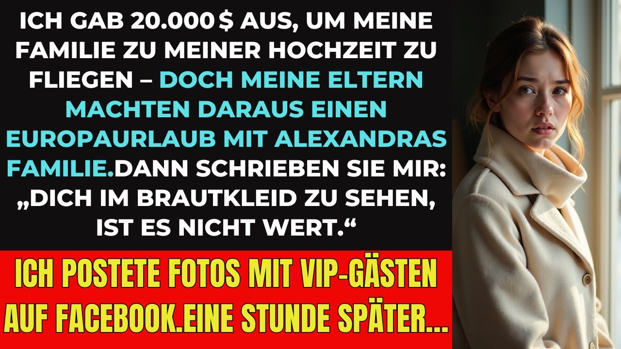 ➡️ „Dich im Brautkleid zu sehen, lohnt sich nicht“ – sagte meine eigene Mutter