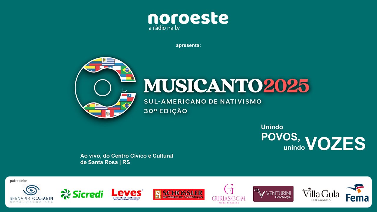 MUSICANTO SUL-AMERICANO DE NATIVISMO | 06/11/2025 | SEGUNDA NOITE