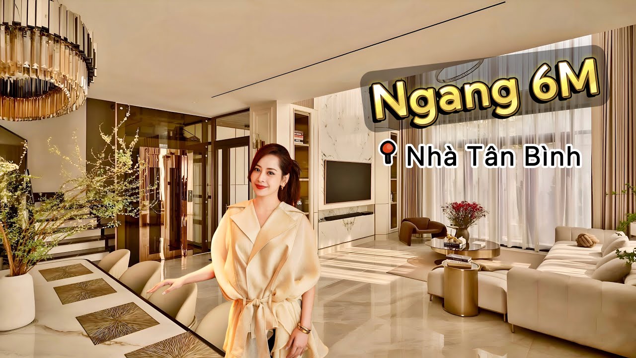 NHÀ ĐẸP Tân Bình Gần Nhà GA T3 - NGANG 6M Hiếm Căn Vị Trí Đón Đầu Đường Lớn Kinh Doanh Đông Đúc Dân