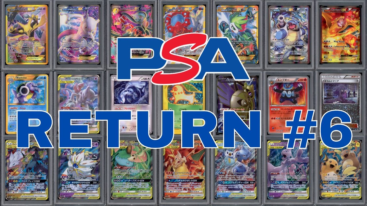 Pokemon PSA Return #6 - XY Full Arts, Best of XY, Tag Team GX & CP6