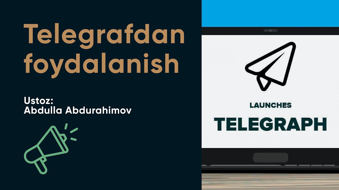 Telegrafdan foydalanish