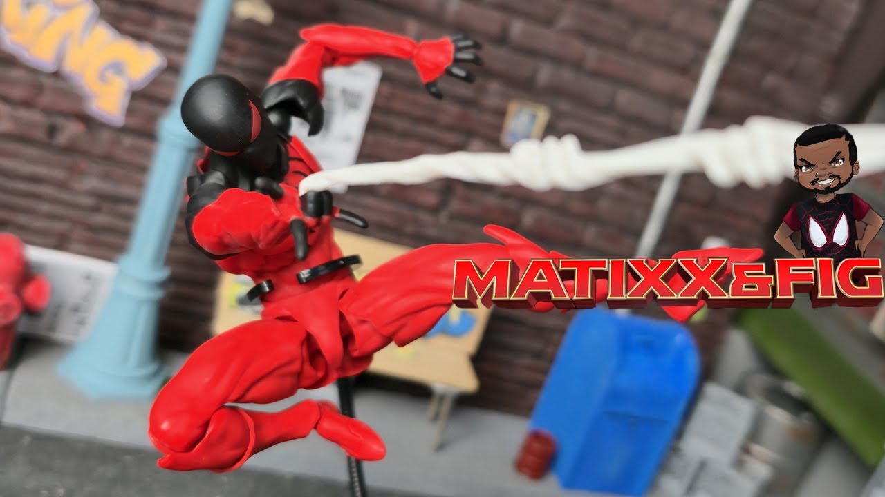 Fr Scarlet Spiderman Mess toy review
