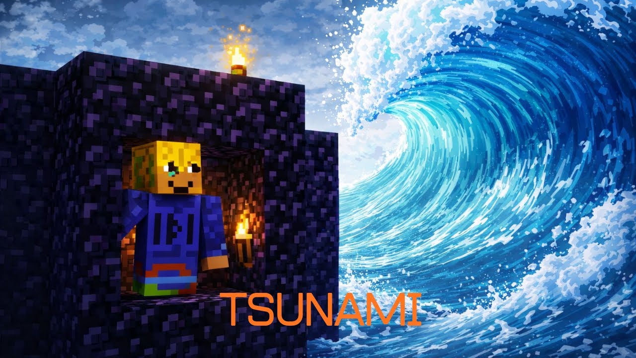 Ich ENTKOMME einem TSUNAMI