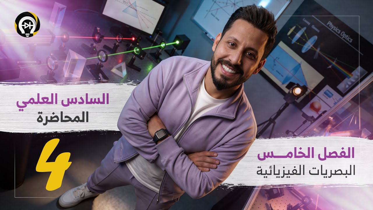 الفصل الخامس - البصريات الفيزيائية - المحاضرة 4 - منهج 2026