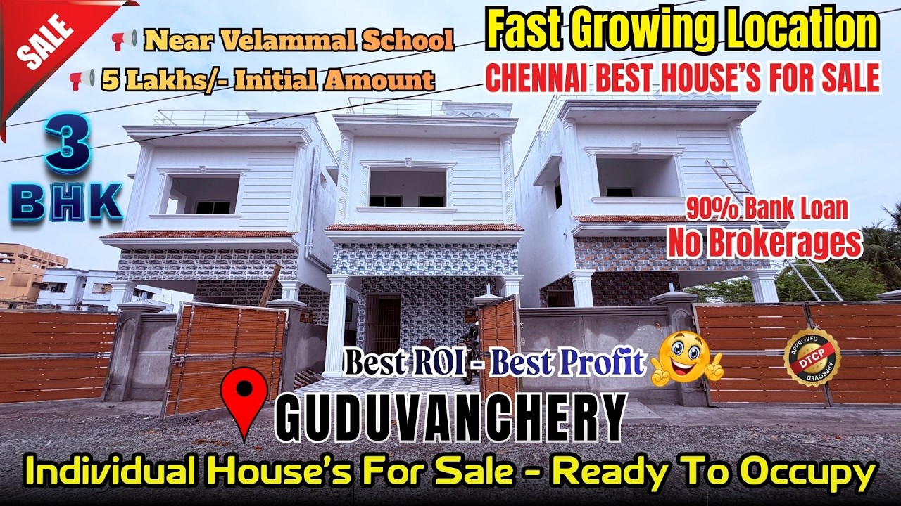 Chennai Surrounding  House For Sale  - CMDA Approved❤️‍🔥 - Very Low Price😍 #chennaihouse #housesale