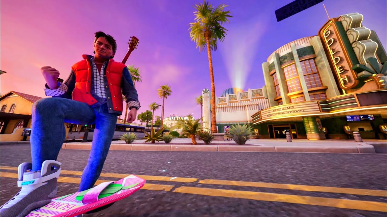 MARTY MCFLY , BATTLEWOOD BOULEVARD , BACK TO THE FUTURE... | FORTNITE | CHAPTER 7 | SEASON 1 