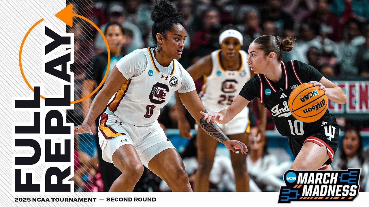 South Carolina vs. Indiana - 2025 NCAA women’s second round | FULL REPLAY