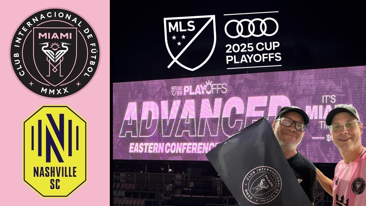 GAME DAY VLOG: Playoff win! Messi 🐐Goals | Inter 4 Nashville 0